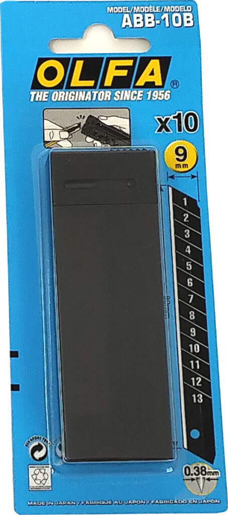 10 Ersatzklingen ultra scharf für OLFA Cutter-0